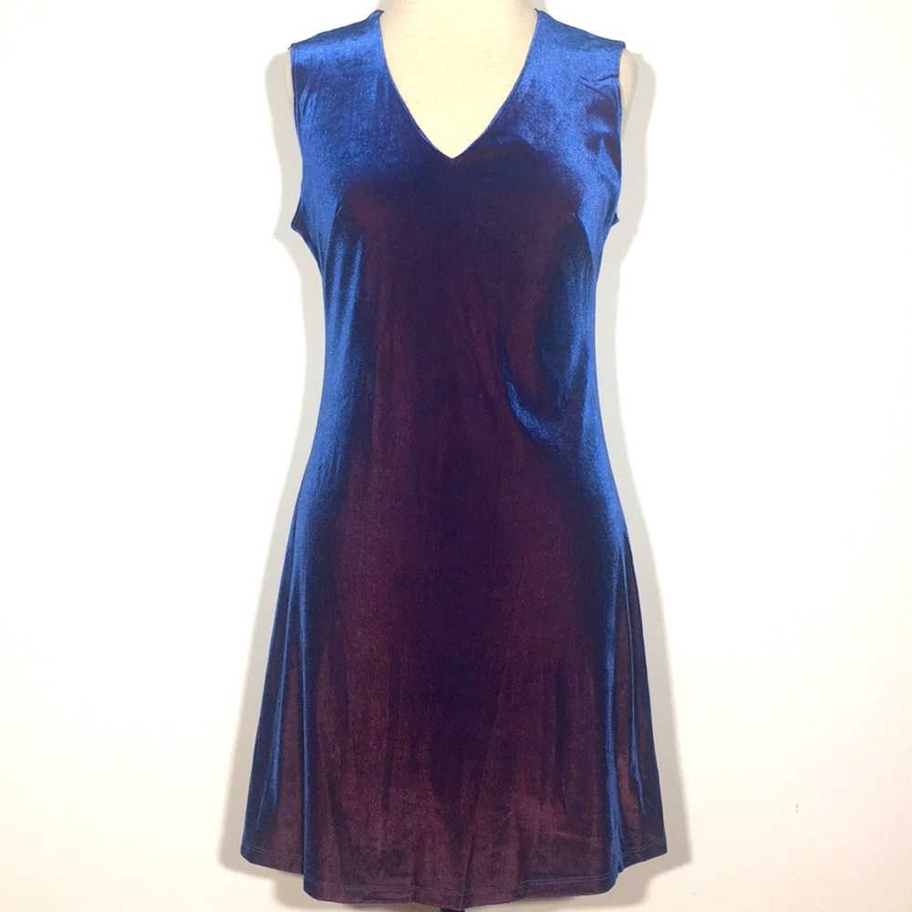 Blue-Purplish Shiny Dress